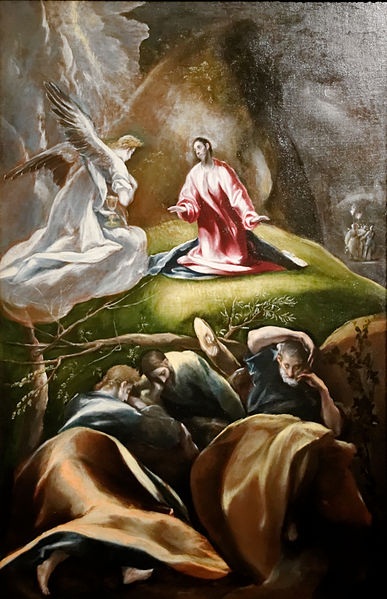 Agony in the garden El Greco, oil on canvas, BY-SA 2.0, commons.wikimedia.org 