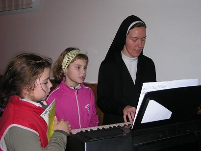 děti a sestra Benedikta