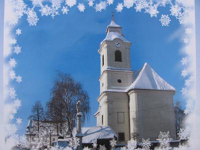 Kostel v zimě 