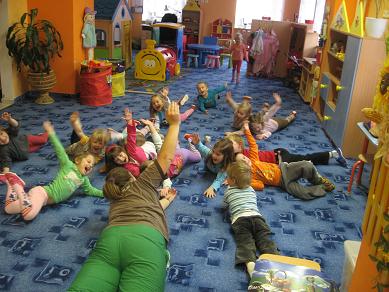 v mateřské školce v Jeníkově