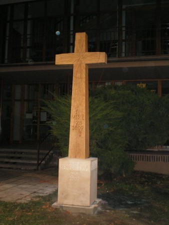 misijní kříž - postaven