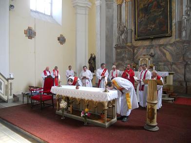 Vikariátní schůze kněží v Jeníkově 2011