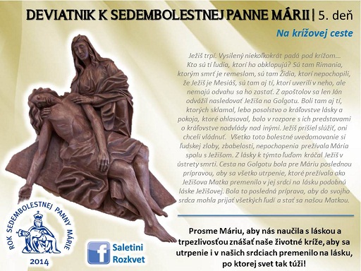 Deviatnik k Sedembolestnej Panne Márii, http://saletinirozkvet. webnode.sk