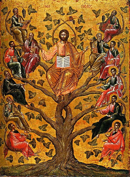 Christ the True Vine icon, volné dílo