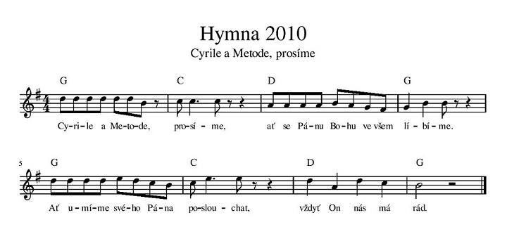 hymna velehrad 2010