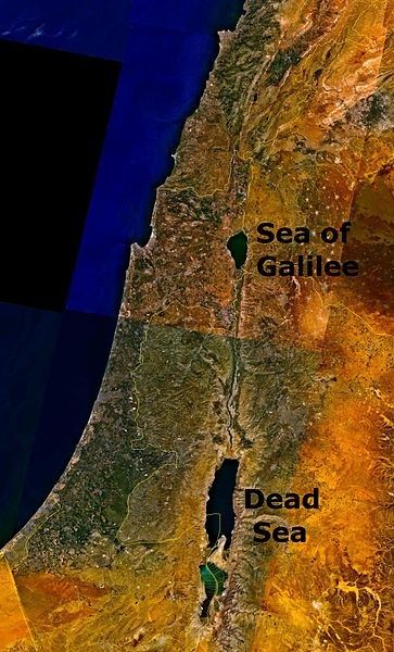 Galilejské moře, volné dílo, commons...