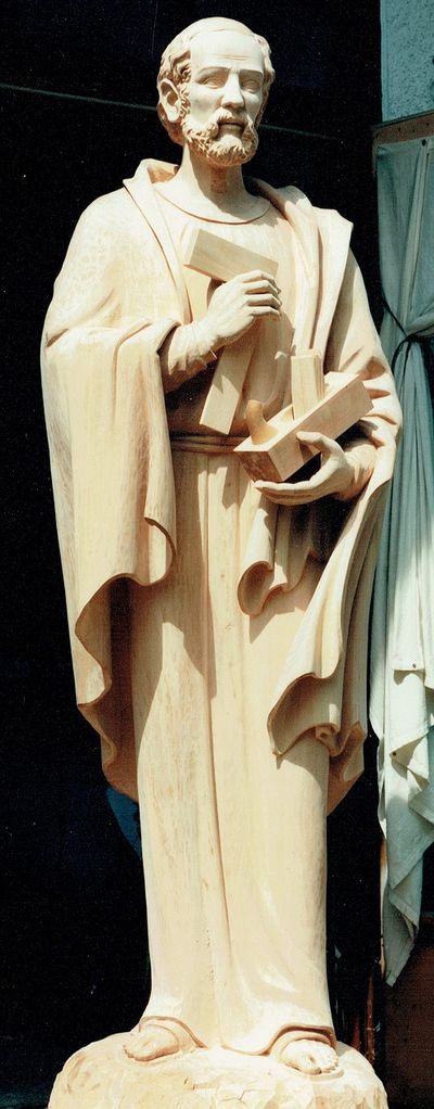 Sv. Josef, socha Saint Joseph Josef Joseph Fig Statue Zimmermann, volné dílo, maxpixel.net