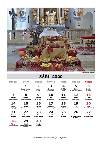 vranov kalendar 2020