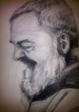 Padre Pio portret, Solomenco Bogdan, CC BY-SA 3.0, it.wikipedia.org