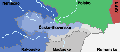 Československo 1938-39, CC BY-SA 3.0, cs.wikipedia.org