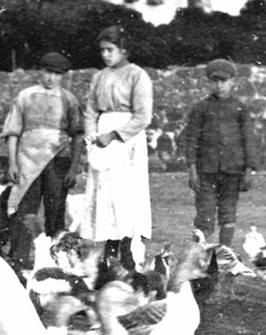 Photograph of Saint Maria Goretti, 1902; public domain;  commons