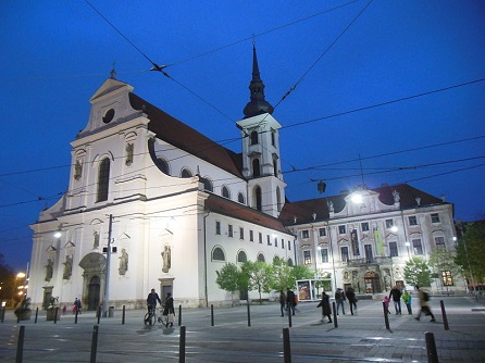 Brno, Moravské náměstí, sv.Tomáš, Patrik Paprika, CC BY-SA 4.0, commons...