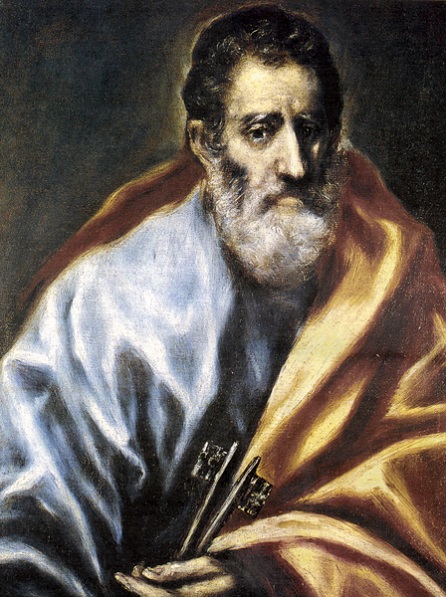 El Greco: Svatý Petr, volné dílo