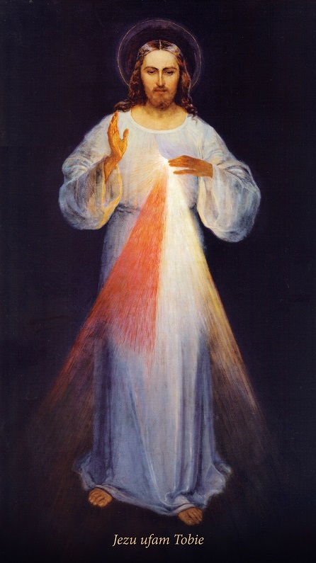 Pôvodný obraz Božieho milosrdenstva, ktorý namaľoval Eugeniusz Kazimierowski. Foto: wikimedia.org