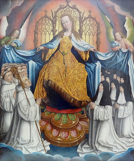 Grégory Lejeune, "La Vierge protectrice des Cisterciens", public domain, flikr