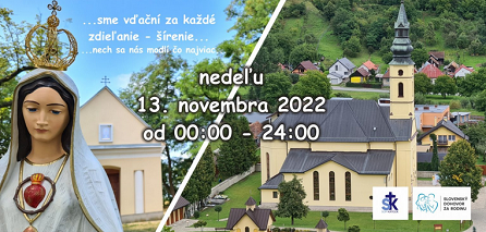 13. 11. 22 - 24HOD RŮŽENEC - Slovenský dohovor za rodinu