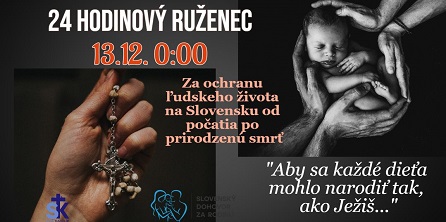 Slovenský dohovor za rodinu - 13. prosinec 2022