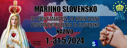 SDZR - Máriino Slovensko, máj 2024