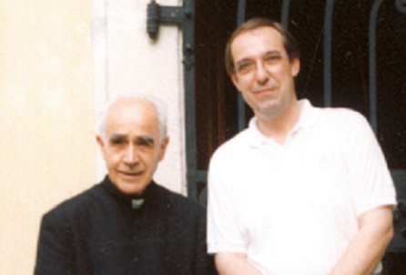 Ján Hermanovský (vľavo) s RNDr. Plškom  (Marianka, jún 2003)foto: archiv autora, priestornet.com