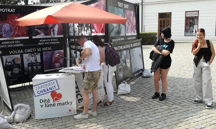 Stanek Stop Genocidě, Znojmo, 6.9.2024