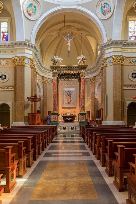 Sanctuary of the Shrine of Our Lady of Guadalupe in La Crosse, Wisconsin - PICRYL - Public Domain Media