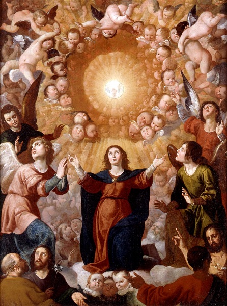 Jeroni Jacint Espinosa, Adoració de l'Eucaristia, 1650 - Traditional visual art under Public domain license