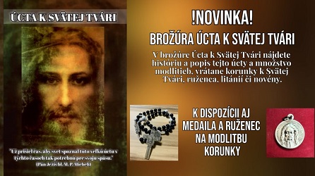 Slovenský dohovor za rodinu, Svatá Tvář, brožura