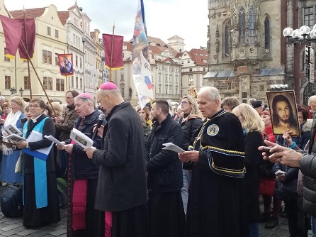 Zasvěcení stř. Evropy Pražskému Jezulátku 25. 10. 2025, foto R. Tomek