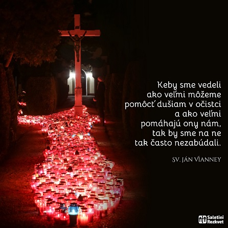 Pomoc duším, facebook Saletini Rozkvet