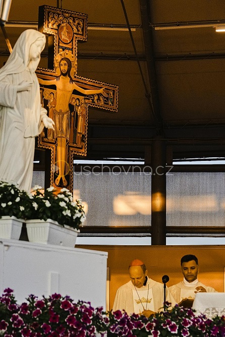 Biskup Basler v Medžugorje 7. 10. 2025, foto: Milan Ryšavý