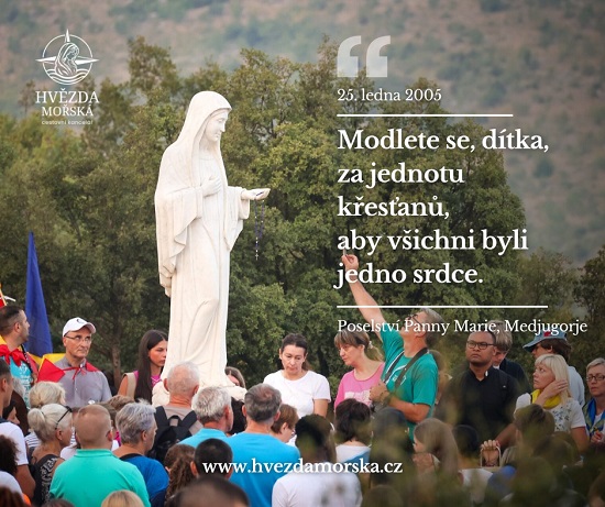 Poselství P. Marie, jednota křesťanů, CK Hvězda Mořská