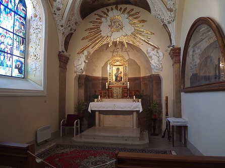 Velehrad, bazilika, kaple Matky křesťanské jednoty. Opalický, CC BY-SA 4.0 