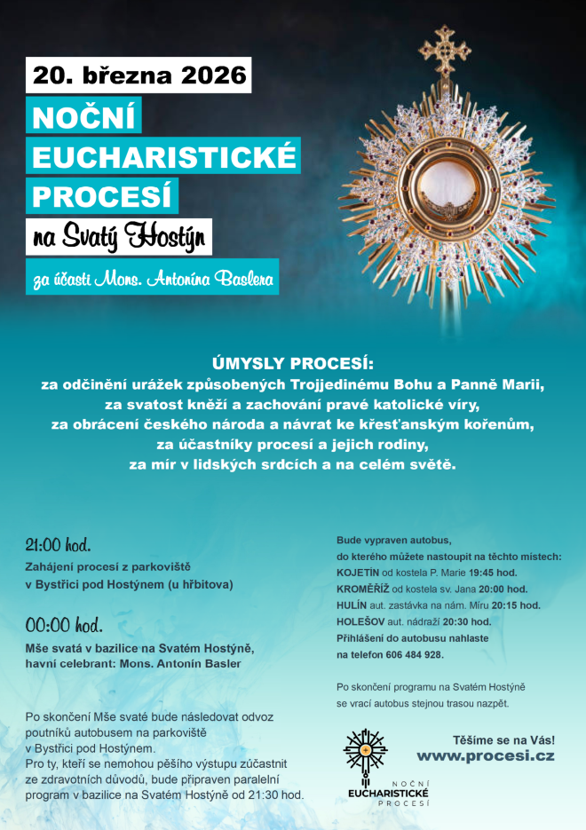 Noční eucharistické procesí