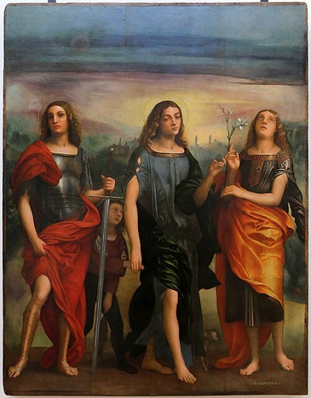 Giovanni francesco caroto, tre arcangeli, 1520, Sailko,  CC BY-SA 4.0