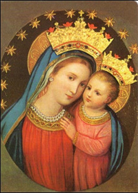 Our Lady of Good Counsel (1906) venerated in Naples, Italy. Totocorde CC BY-SA 3.0,en.wikipedia.org 