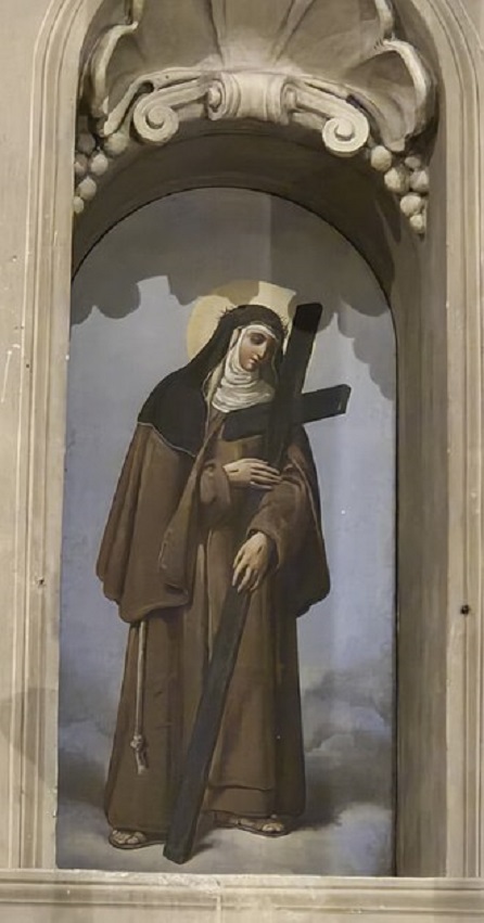 Pompeo Randi, Santa Veronica Giuliani, 1861, tempera su tavola, 170x75, Forlì, Santa Maria del Fiore.j, CC0