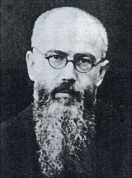 Fr.Maximilian Kolbe 1936. 1930s Japan, public domain image. — PICRYL