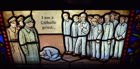 Stained Glass: Martyrdom of St. Maximilian Kolbe | St. John …CC BY-NC-ND 2.0 | Flickr