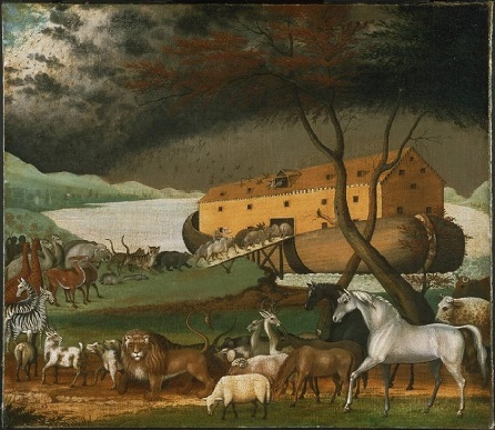 Archa v ilustraci od Edwarda Hickse (1846)