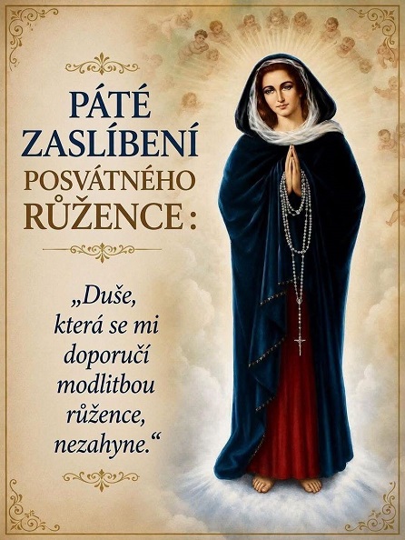 Salvator Mundi, salva nos, zaslíbení růžence 5