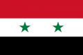 vlajka Sýrie, autor: see below, volné dílo