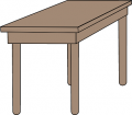 stůl, OpenClips, CC0 1.0, pixabay.com/