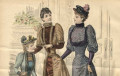 Fashion plate from Journal Des Demoiselles, 1892, volné dílo