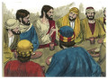John 13:21-30 Jesus names Judas as His betrayer, Distant Shores Media/Sweet Publishing, CC BY-SA 3.0
