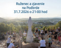 Medžugorje - 31.7. 2026 přímý přenos